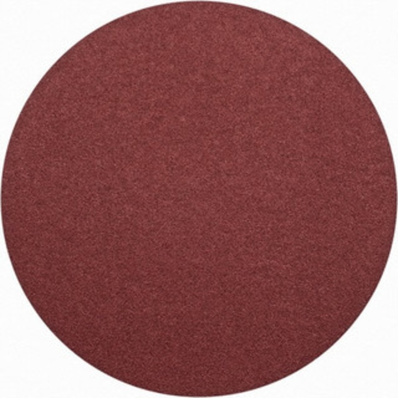 Merit Abrasives 16 Diam, 50 Grit Aluminum Oxide Adhesive PSA Disc Coarse Grade, Black, Cloth Backing, Flexible, Use with Stationary Disc Sanders 08834173107 – 72383722