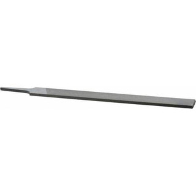 Nicholson 10 Long, Smooth Cut, Flat American-Pattern File Double Cut, 1/4 Overall Thickness, Tang 06034N – 80756232