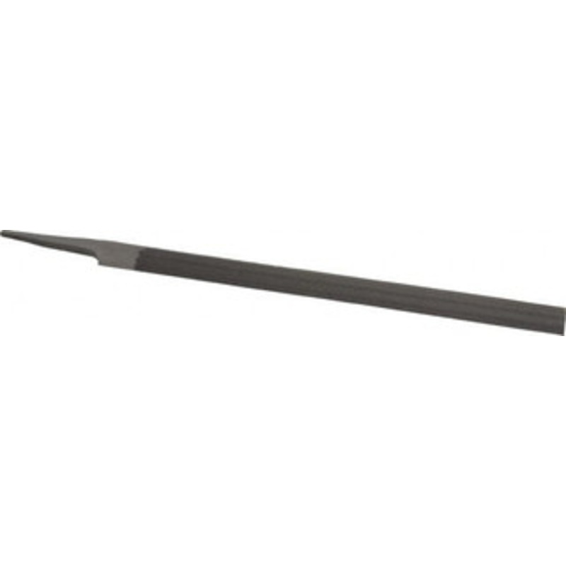 Nicholson 12 Long, Second Cut, Half Round American-Pattern File Double Cut, 0.3438 Overall Thickness, Tang 05125N – 80759426