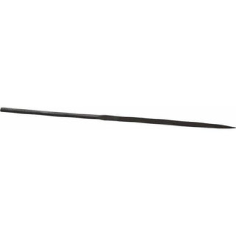 Nicholson 6-1/4 Needle Precision Swiss Pattern Three Square File 0 Cut, 3 LOC, with Handle 37947 – 60304698