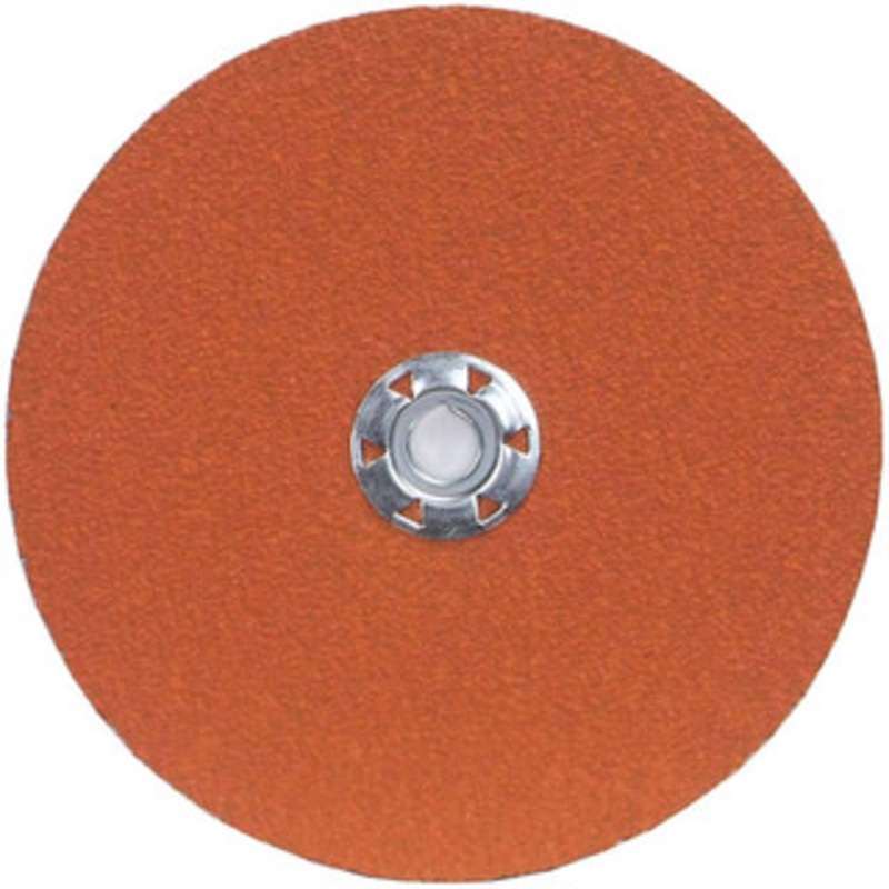 Norton 7 Diam, 5/8-11 Hole, 24 Grit Ceramic Alumina Fiber Disc Very Coarse 69957349782 – 56278492