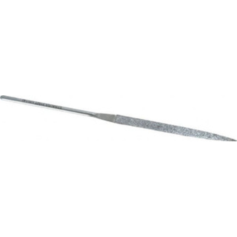 Strauss & Co. 5-1/2 OAL Medium Barrette Needle Diamond File 13/64 Wide x 1/16 Thick, 2-3/4 LOC, 126 Grit 2102T D126 – 05241641