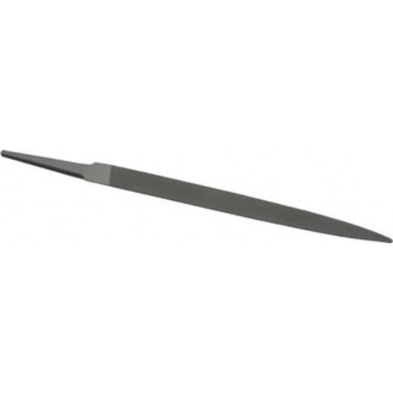Grobet USA 6 Standard Precision Swiss Pattern Half Round File Double Cut, 3 Cut, 19/32 Width x 3/16 Thick, with Tang 31.115 – 60204351
