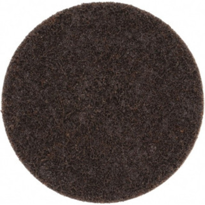Merit Abrasives 4 50 Grit Aluminum Oxide Quick Change Disc Type S Attachment, Coarse Grade, Brown, Non-Woven, 15,000 RPM, SocAtt Type 2 Compatible 08834166388 – 72380348