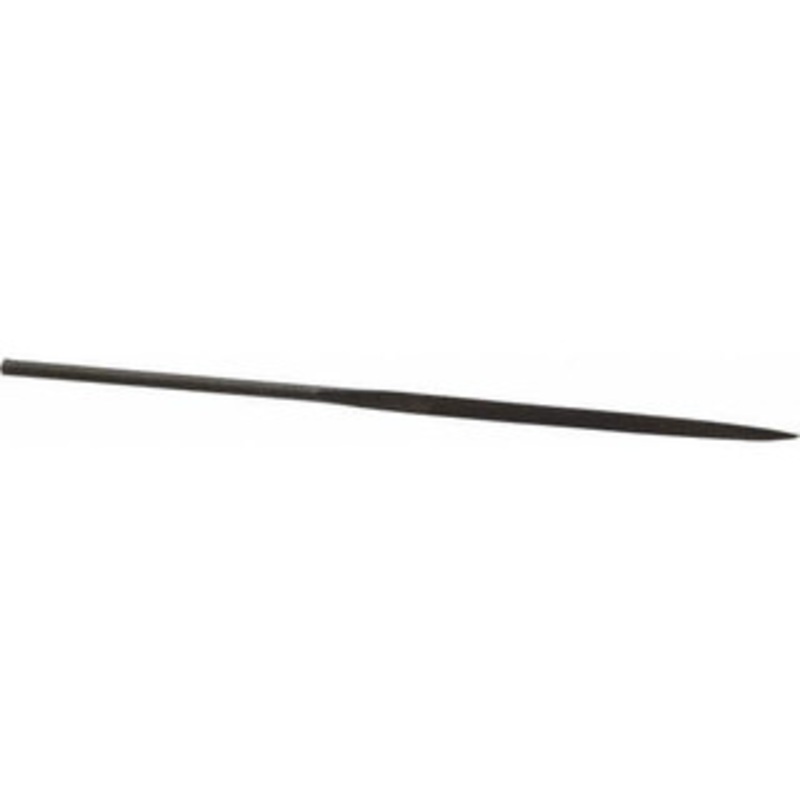 Value Collection 5-1/2 Needle Precision Swiss Pattern Three Square File 2 Cut, 2 Cut, 2-1/2 LOC, 5 Width x 0.13 Thick, with Handle 382-0524 – 00663120