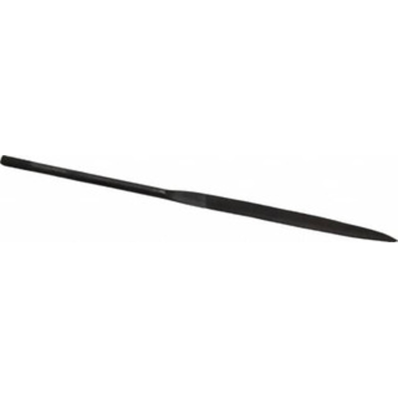 Value Collection 6-1/4 Needle Precision Swiss Pattern Half Round File 2 Cut, 2 Cut, 3 LOC, 6 Width x 0.09 Thick, with Handle 382-0622 – 00661223