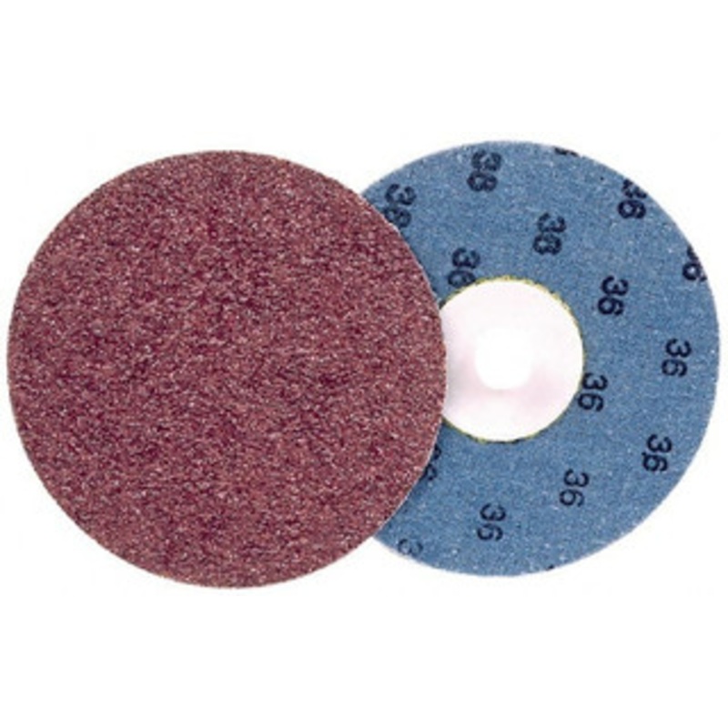 Weiler Abrasives 2 36 Grit Aluminum Oxide Quick Change Disc Type S Attachment, Very Coarse Grade, Red, Coated, 20,000 RPM 97410 – 70371703