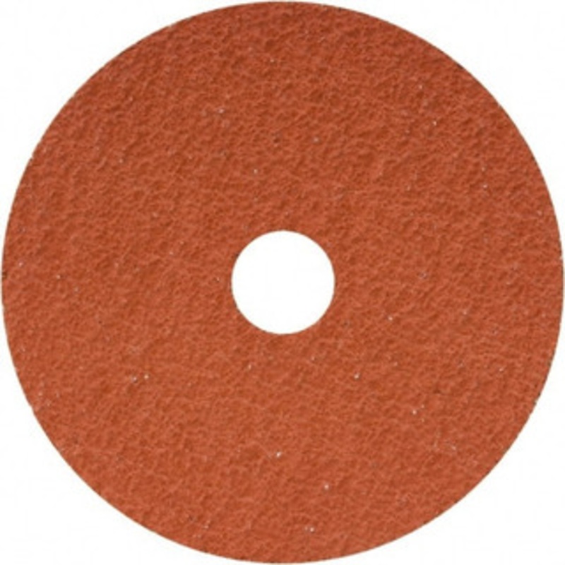 CGW Abrasives 5 Diam, 7/8 Hole, 50 Grit Ceramic Fiber Disc Medium, 12,200 Max RPM 48194 – 48800239
