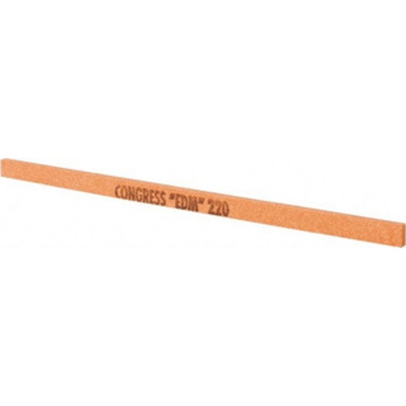 Made in USA 120 Grit Aluminum Oxide Square Polishing Stone Fine Grade, 1/4 Wide x 6 Long x 1/4 Thick 81-486-3 – 05943352