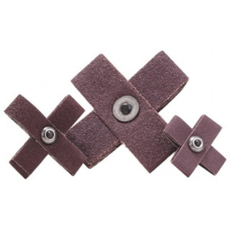 Merit Abrasives 120 Grit, Fine Grade, Aluminum Oxide Cross Pad 2-1/4 Inch Long x 2-1/4 Inch Wide x 1/2 Inch Thick, 8 Ply 08834184725 – 72391758