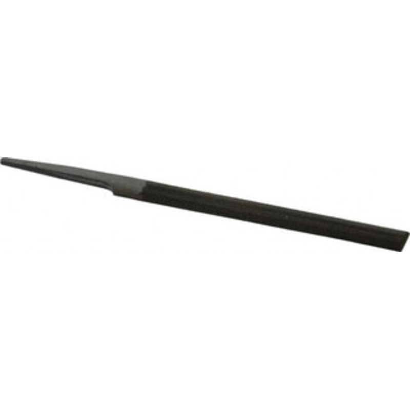 Nicholson 4 Long, Bastard Cut, Half Round American-Pattern File Single, Double Cut, 9/64 Overall Thickness, Tang 04695N – 80759012