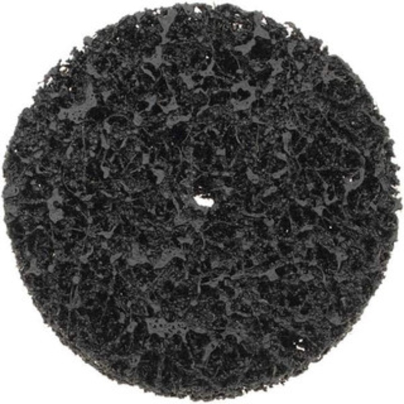 Norton 3 Extra Coarse Grade Silicon Carbide Deburring Disc 1/4 Center Hole, Arbor Connection, Black, 12,000 Max RPM 66261009195 – 70469382