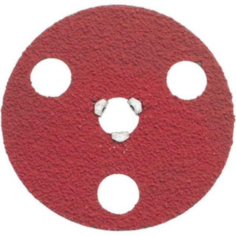 Norton 5 Diam, 5/8-11 Hole, 24 Grit Ceramic Alumina Fiber Disc Very Coarse, 13,000 Max RPM 77696008471 – 65395451