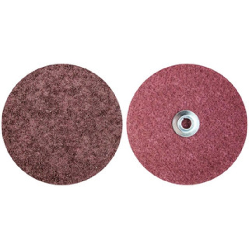 Norton 7 Medium Grade Aluminum Oxide Deburring Disc 5/8-11 Threaded Center Hole, Quick Change Connection, Maroon, 85,000 Max RPM 66261170289 – 39062641