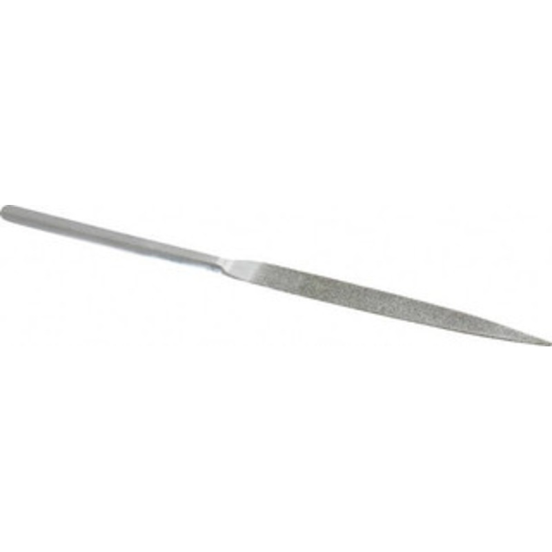 Strauss & Co. 8-1/2 OAL Coarse Half Round Needle Diamond File 1/2 Wide x 5/32 Thick, 4-3/8 LOC, 181 Grit HB2602 D181 – 05232947