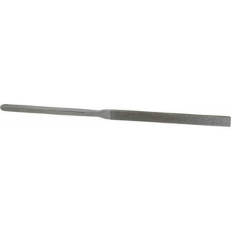 Strauss & Co. 8-1/2 OAL Medium Equalling Needle Diamond File 7/16 Wide x 7/64 Thick, 4-3/8 LOC, 126 Grit HB2601 D126 – 05232939