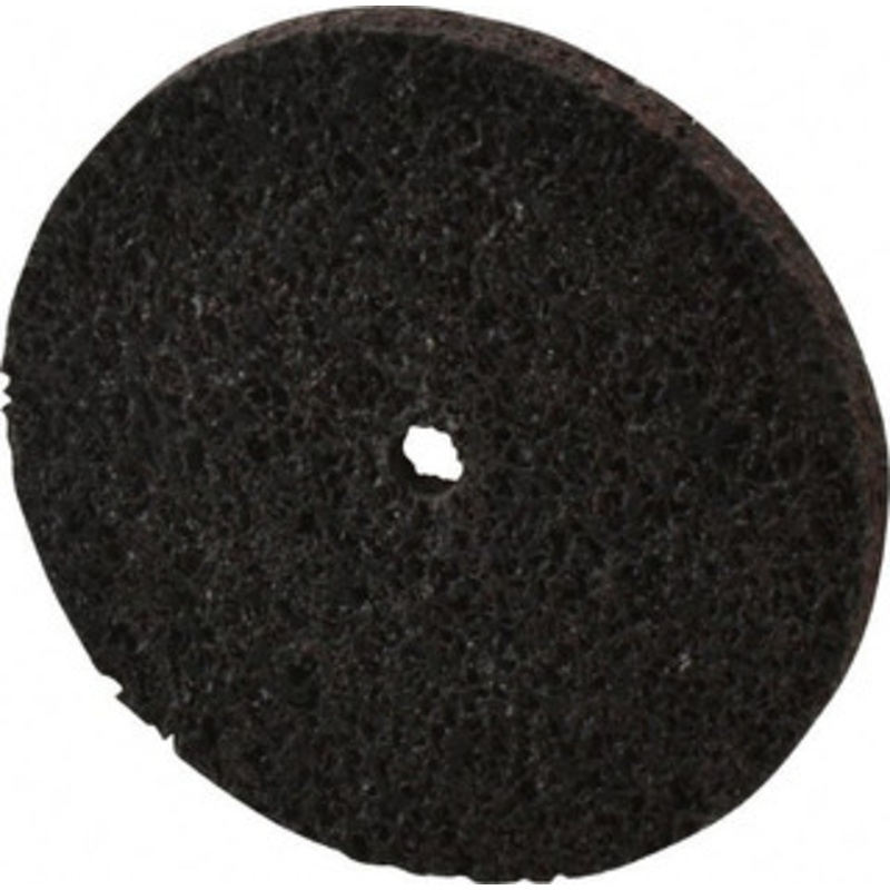 Brite Star 3 Diam, 1/4 Face Width, 1/4 Center Hole, Medium Grade, Aluminum Oxide Deburring Wheel Unitized, Soft Density 2 Grade, 12,100 RPM 66261109834 – 41903428