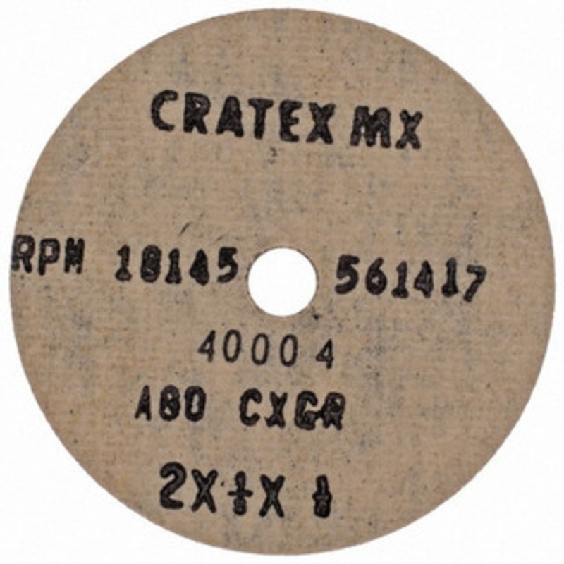 Cratex 2 Diam, 1/4 Hole, 80 Grit Aluminum Oxide Fiber Disc Medium 40004 – 03596376