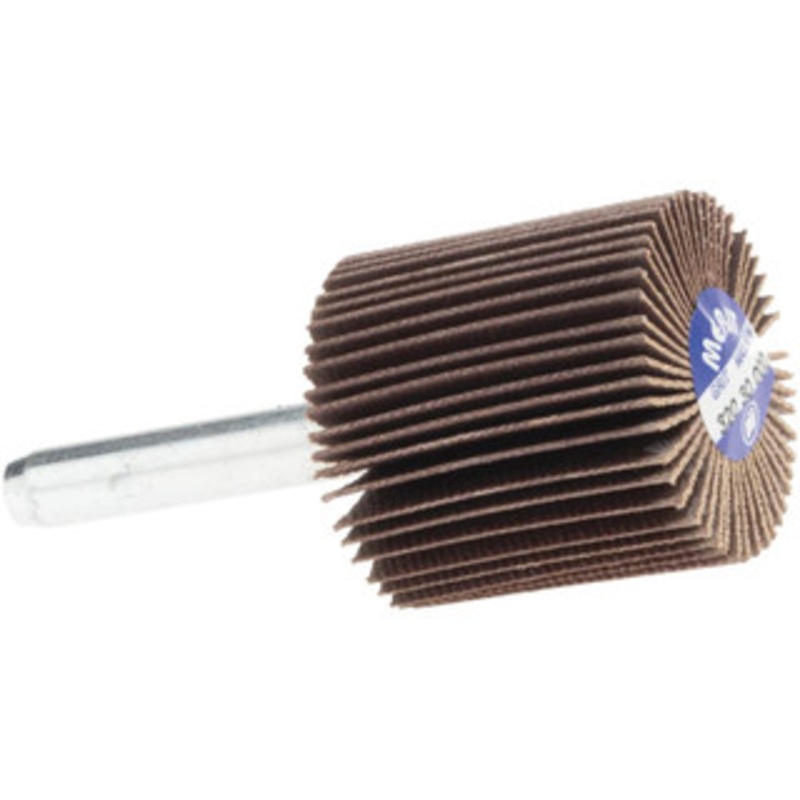Merit Abrasives 1 Diam x 1 Face Width, Extra Fine Ceramic Alumina Coated Mounted Flap Wheel 1/4 Shank Mount, 320 Grit, Cloth Backing, 30,000 Max RPM 08834137315 – 72373103