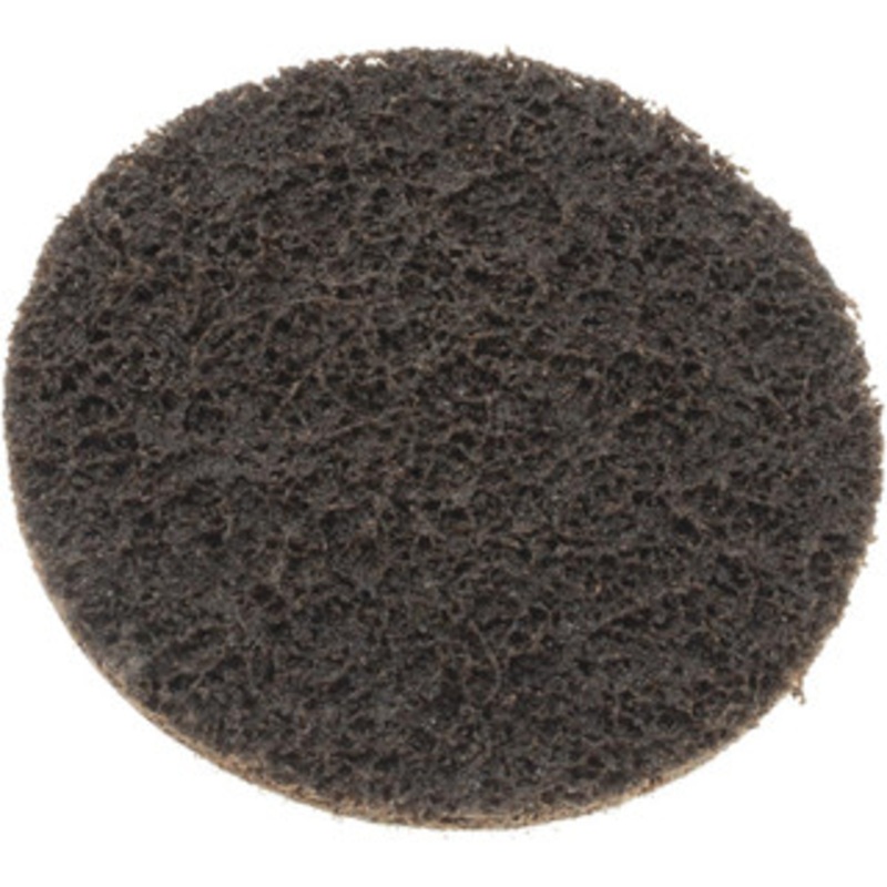 Merit Abrasives 3 Aluminum Oxide Quick Change Disc Type R Attachment, Coarse Grade, Brown, Non-Woven, 20,000 RPM, Power-Lock Type 3 Compatible 08834166322 – 01829183