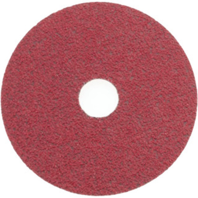 Norton 4-1/2 Diam, 7/8 Hole, 36 Grit Ceramic Alumina Fiber Disc Very Coarse 77696008401 – 92882695