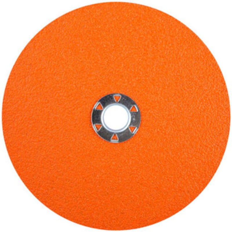 Norton 7 Diam, 5/8 Hole, 80 Grit Ceramic Alumina Fiber Disc Coarse, 8,600 Max RPM, Series BlazeX 69957370216 – 11020468