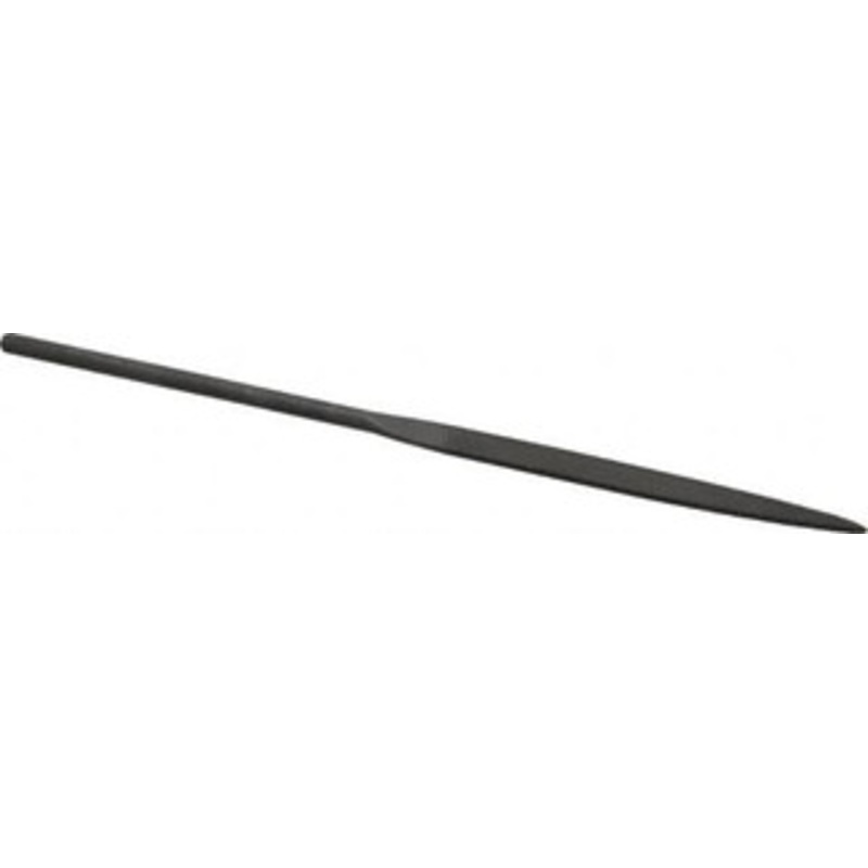 Value Collection 6-1/4 Needle Precision Swiss Pattern Flat File 2 Cut, 2 Cut, 3 LOC, 6 Width x 0.07 Thick, with Handle 382-0626 – 00665224