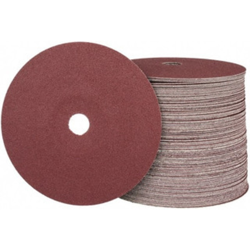 CGW Abrasives 7 Diam, 7/8 Hole, 80 Grit Aluminum Oxide Fiber Disc Medium, 8,600 Max RPM 48519 – 89496798