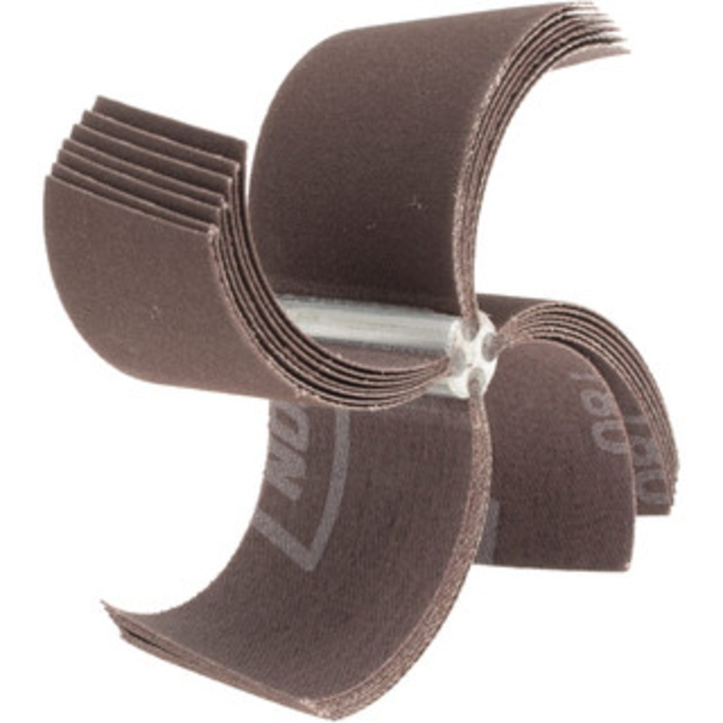 Merit Abrasives 180 Grit, Coated, Aluminum Oxide Bore Polisher Very Fine Grade, 10,000 RPM, Polishes Bores with 3-1/8 to 4 Diam 08834154130 – 72374184