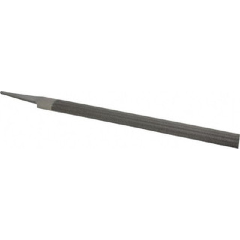 Nicholson 12 Long, Bastard Cut, Half Round American-Pattern File Double Cut, 0.3438 Overall Thickness, Tang 05094N – 80759418