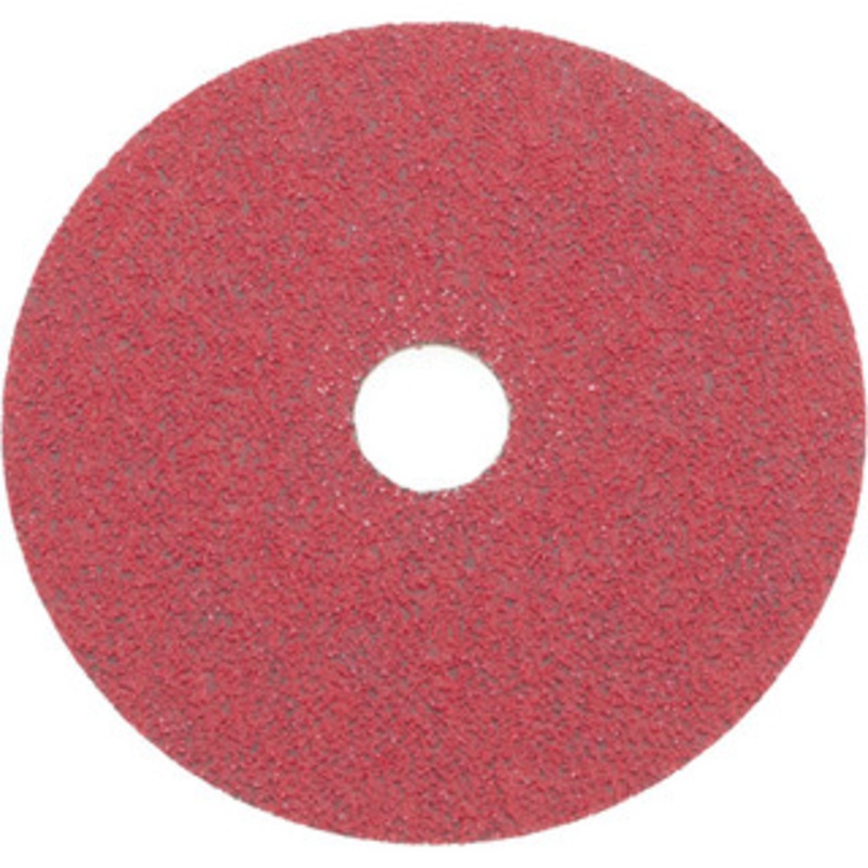 Norton 5 Diam, 7/8 Hole, 36 Grit Ceramic Alumina Fiber Disc Very Coarse 77696008412 – 92882612