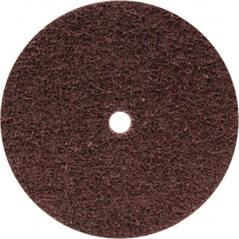 Walter Surface Technologies 4-1/2 Medium Grade Aluminum Oxide Deburring Disc 7/16 Center Hole, Hook & Loop Connection, Maroon, 11,000 Max RPM 07R453 – 44659803