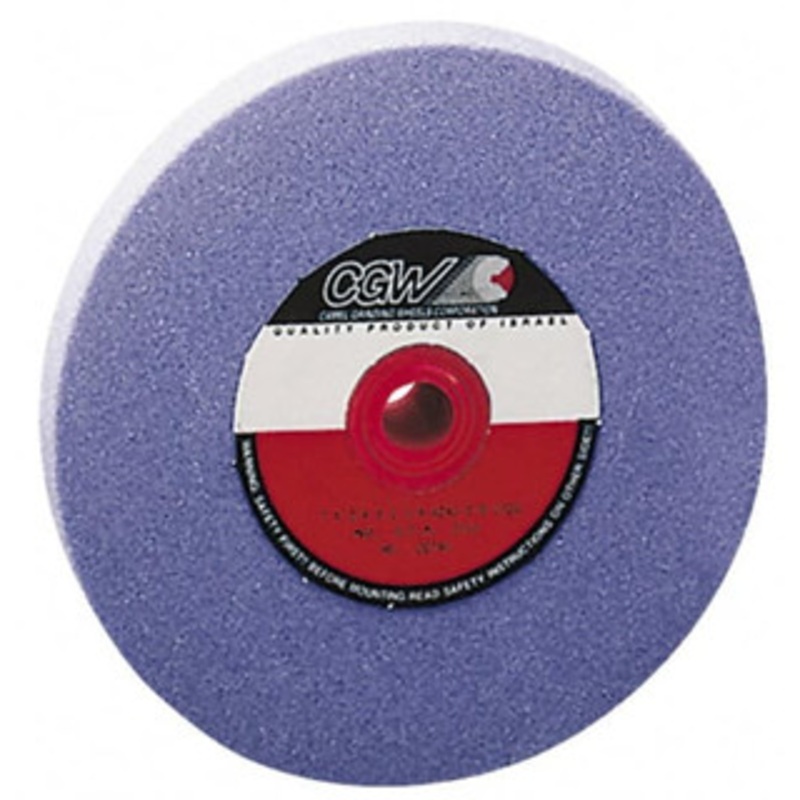 CGW Abrasives 60 Grit Aluminum Oxide Bench & Pedestal Grinding Wheel 8 Diam x 1 Hole x 1 Thick, 3600 Max RPM, K Hardness, Medium Grade , Vitrified Bond 38203 – 78202900