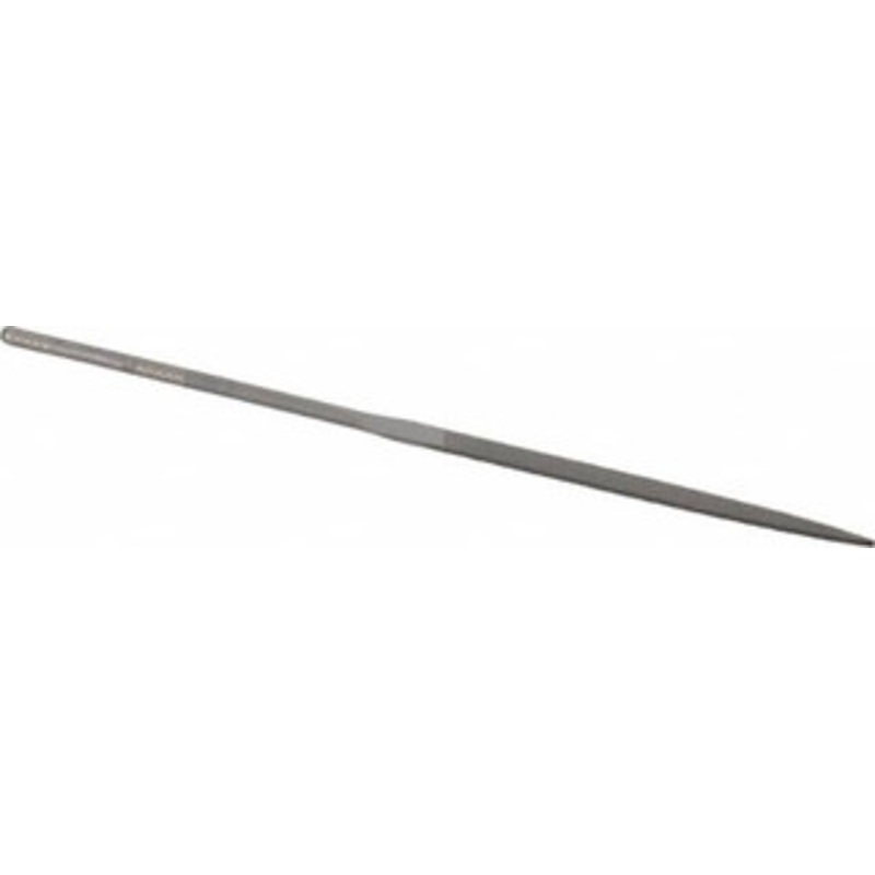 Grobet USA 5-1/2 Needle Precision Swiss Pattern Warding File 0 Cut, 2-1/2 LOC, with Handle 31.659 – 60237302