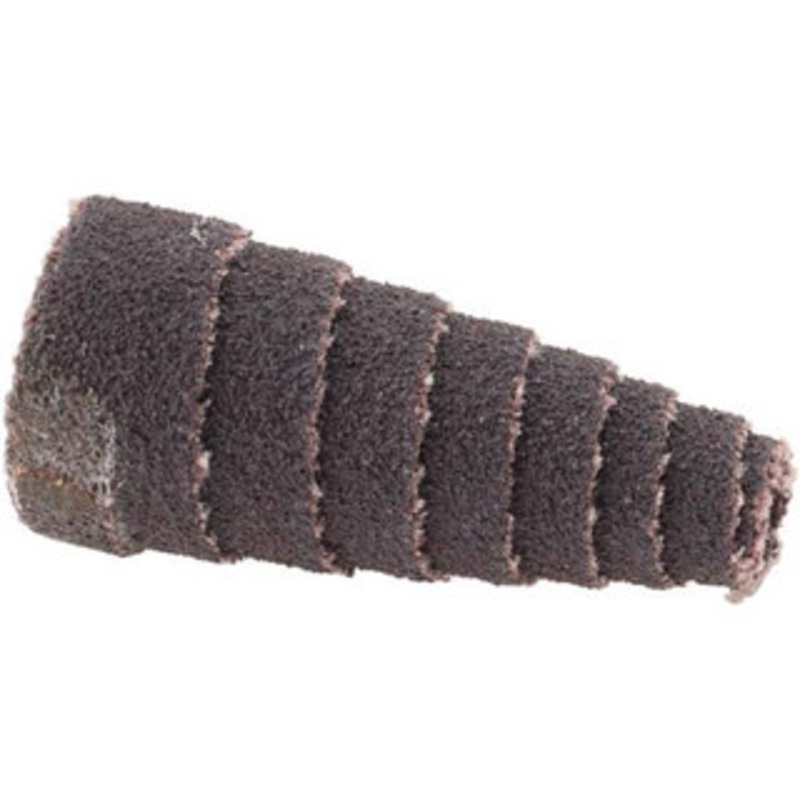 Merit Abrasives 3/4 x 1-1/2 Medium Aluminum Oxide Full Taper Cartridge Roll 80 Grit, 3/16 Pilot Hole Diam 08834181809 – 72388903