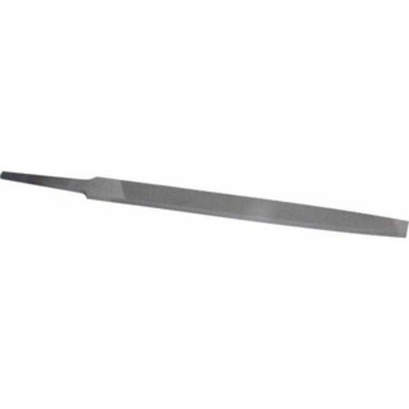Nicholson 6 Long, Bastard Cut, Flat American-Pattern File Double Cut, 1/8 Overall Thickness, Tang 03467NN – 80757115