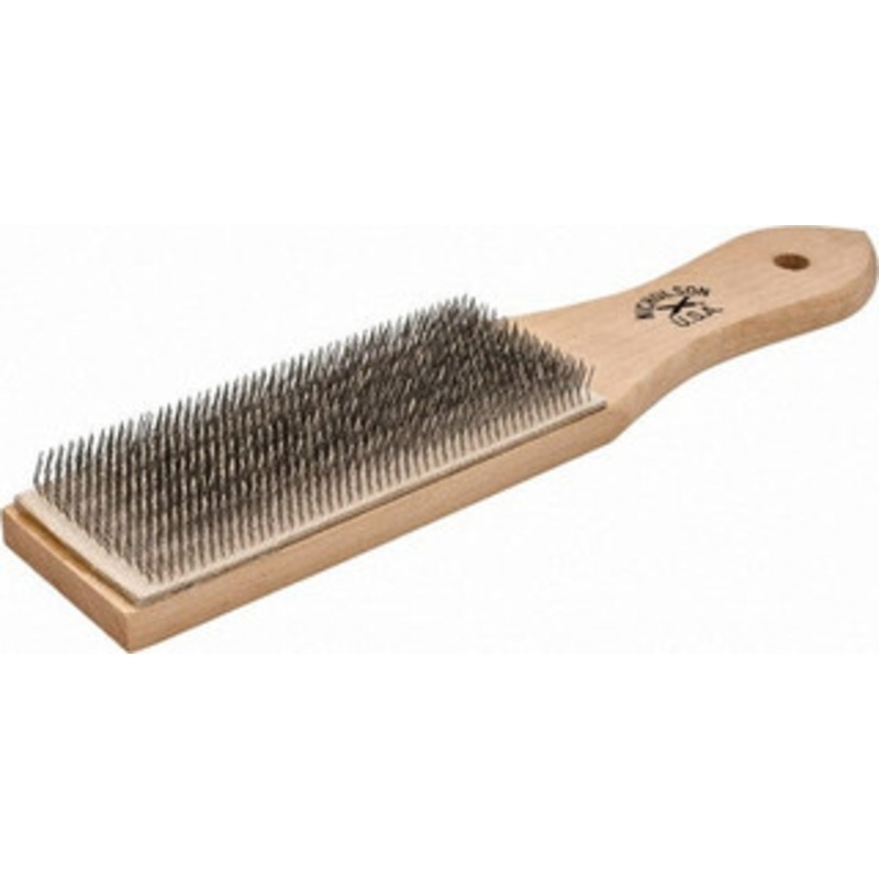 Nicholson 8 Long Abrasive File Card Wood Handle T21455 – 05330931