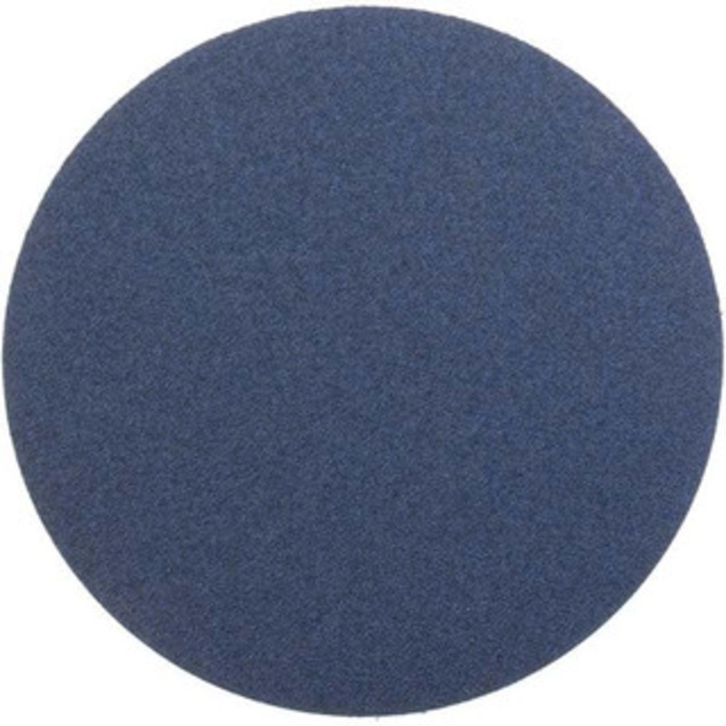 Norton 10 Diam, 40 Grit Zirconia Alumina Adhesive PSA Disc Very Coarse, Blue, Y Weighted Cloth Backing, Flexible 66261138314 – 65013120