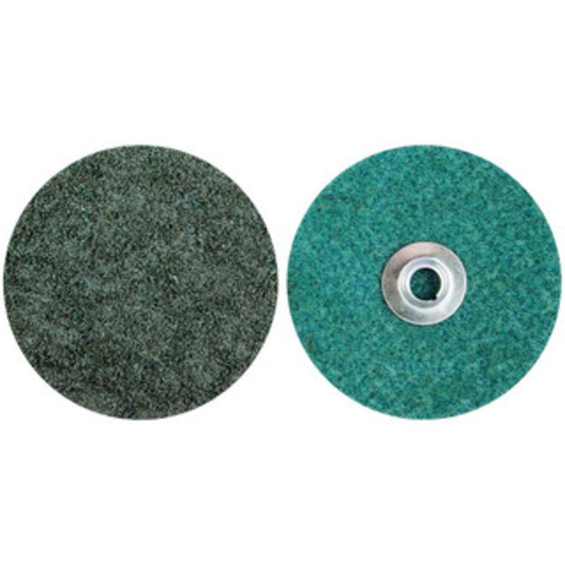 Norton 5 Coarse Grade Aluminum Oxide Deburring Disc 5/8-11 Threaded Center Hole, Quick Change Connection, Blue, 10,000 Max RPM 66261170061 – 39062682