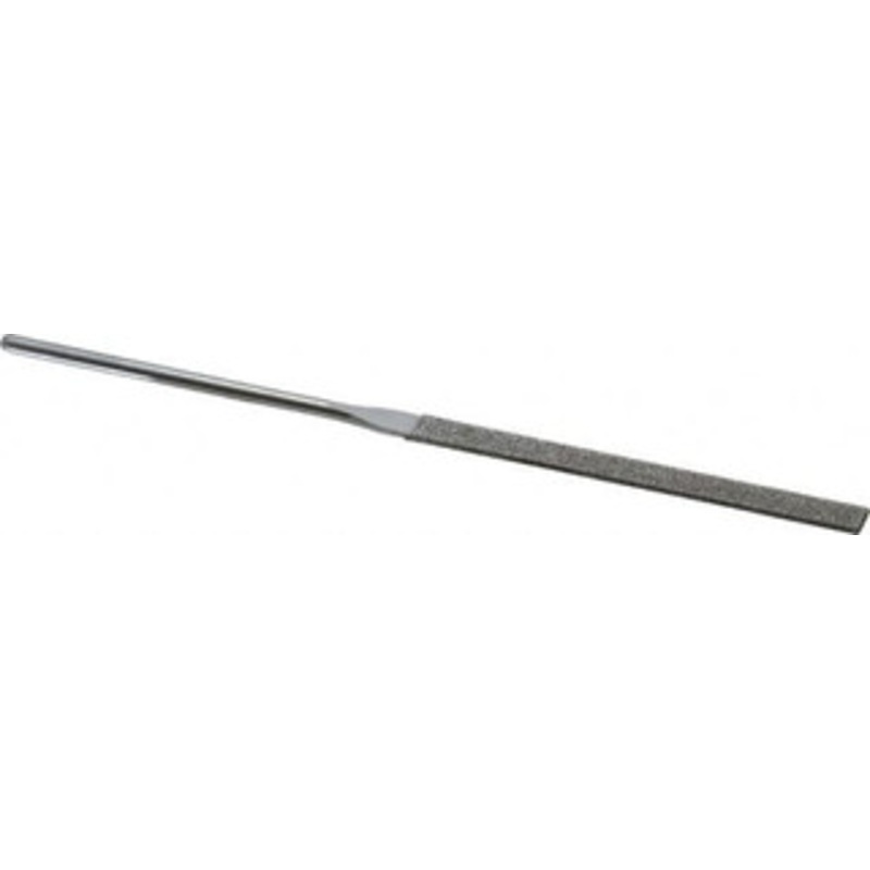 Strauss & Co. 5-1/2 OAL Coarse Equalling Needle Diamond File 15/64 Wide x 1/16 Thick, 2-3/4 LOC, 181 Grit 2112 D181 – 05241658