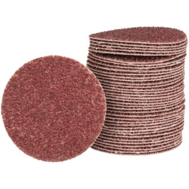 Tru-Maxx 3 Diam, 24 Grit Aluminum Oxide Adhesive PSA Disc Very Coarse Grade, X Weighted Cloth Backing, For Right Angle/Vertical Shaft Portable Grinders 7000300-24 – 78281649