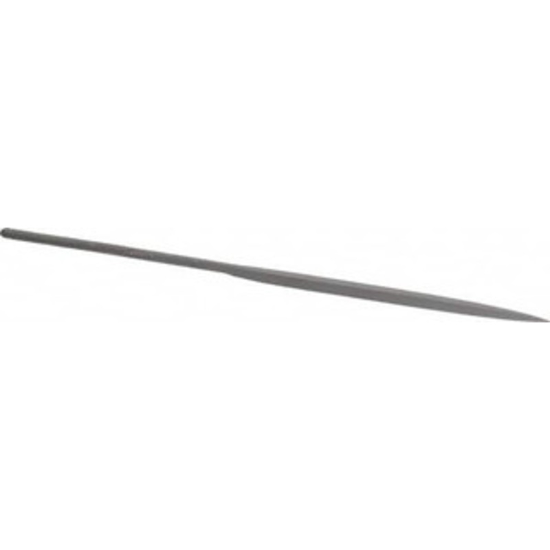 Grobet USA 6-1/4 Needle Precision Swiss Pattern Barrette File 2 Cut, 3 LOC, with Handle 31.461 – 60233228
