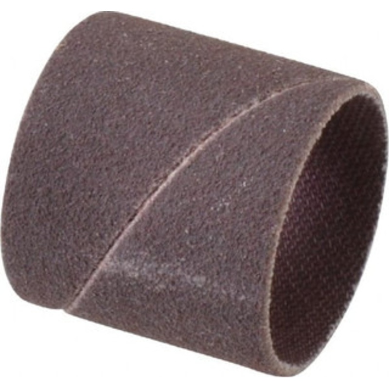 Made in USA 120 Grit Aluminum Oxide Coated Spiral Band 1 Diam x 1 Wide, Fine Grade 01-0112-00 – 00463414