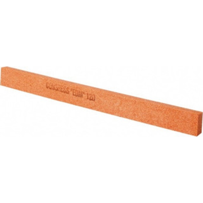 Made in USA 120 Grit Aluminum Oxide Rectangular Polishing Stone Fine Grade, 1/2 Wide x 6 Long x 1/4 Thick EDM12012146 – 05943477