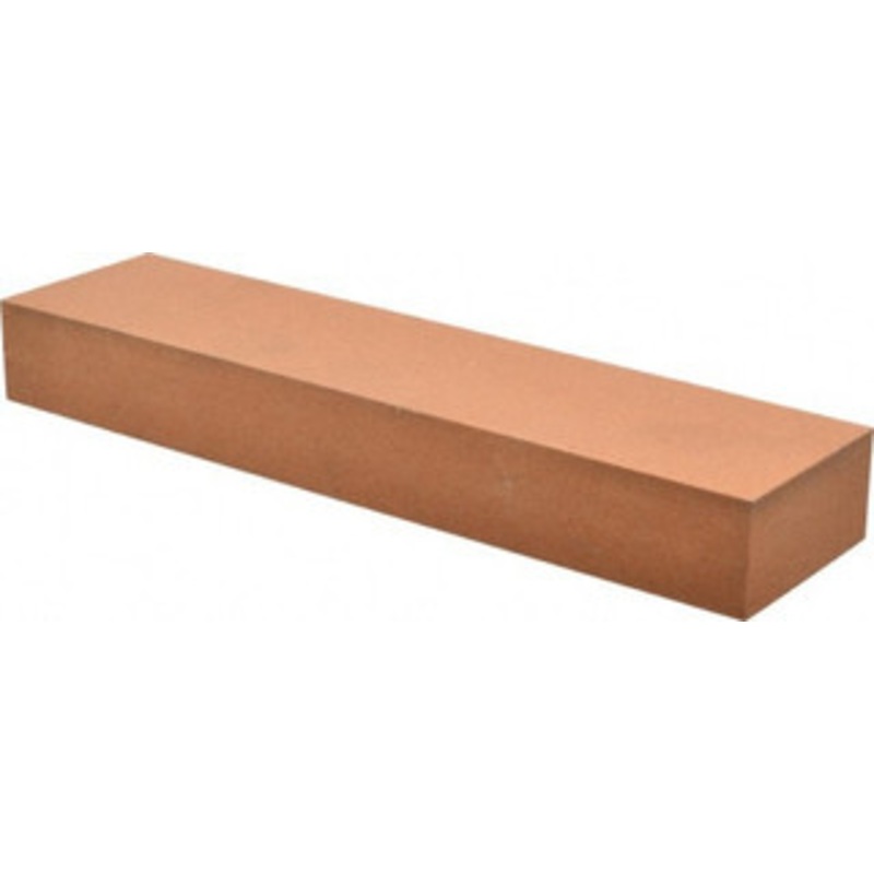 Made in USA 8 Long x 2 Wide x 1 Thick, Aluminum Oxide Sharpening Stone Rectangle, Fine Grade U130 – 05108824