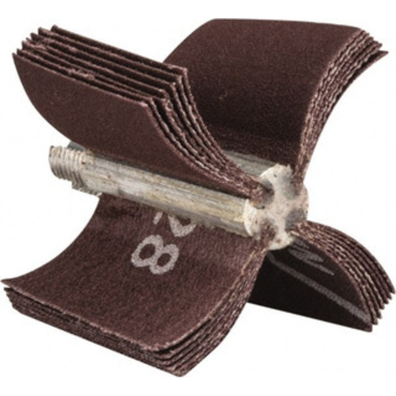 Merit Abrasives 180 Grit, Coated, Aluminum Oxide Bore Polisher Very Fine Grade, 22,000 RPM, Polishes Bores with 1-1/2 to 2 Diam 08834154103 – 86933447