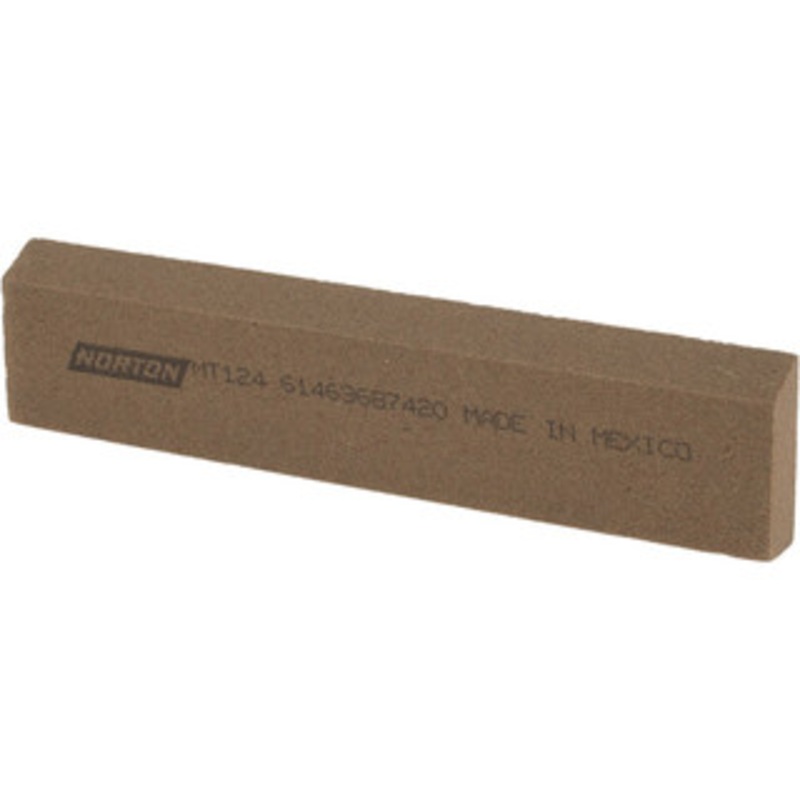 Norton 4-1/2 Long x 1 Wide x 5/16 Thick, Aluminum Oxide Sharpening Stone Rectangle, Medium Grade 61463687420 – 99407454