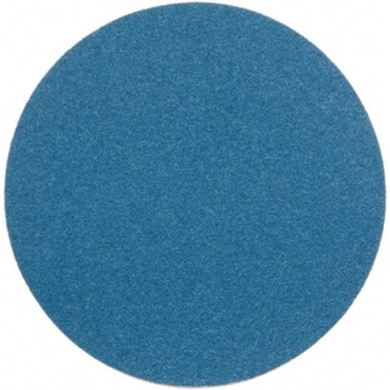 Superior Abrasives 14 Diam, 40 Grit Zirconia Alumina Adhesive PSA Disc Coarse Grade, Blue, Cloth Backing, Flexible 17464 – 01008671