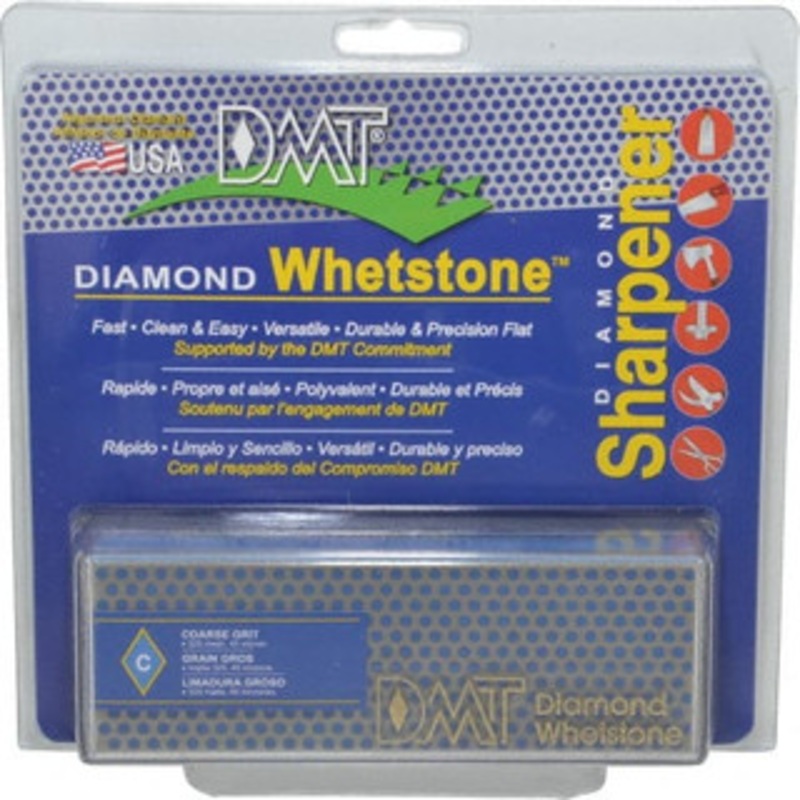 DMT 6 Long x 2 Wide x 3/4 Thick, Diam ond Sharpening Stone Rectangle, 325 Grit, Coarse Grade W6CP – 05636360