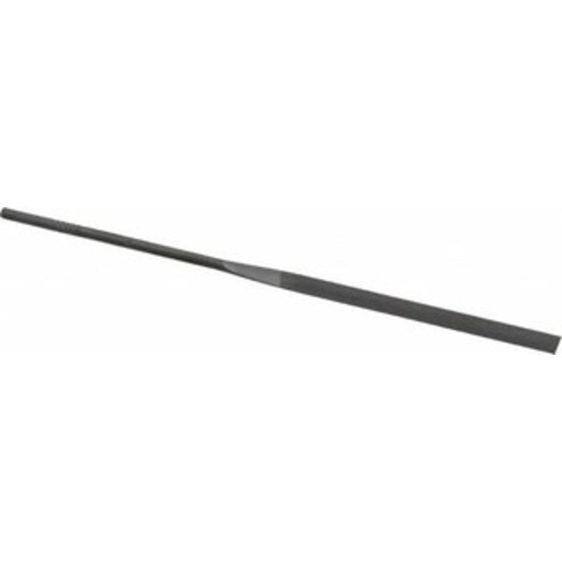 Grobet USA 6-1/4 Needle Precision Swiss Pattern Slitting File 2 Cut, 3 LOC, with Handle 31.608 – 60236221